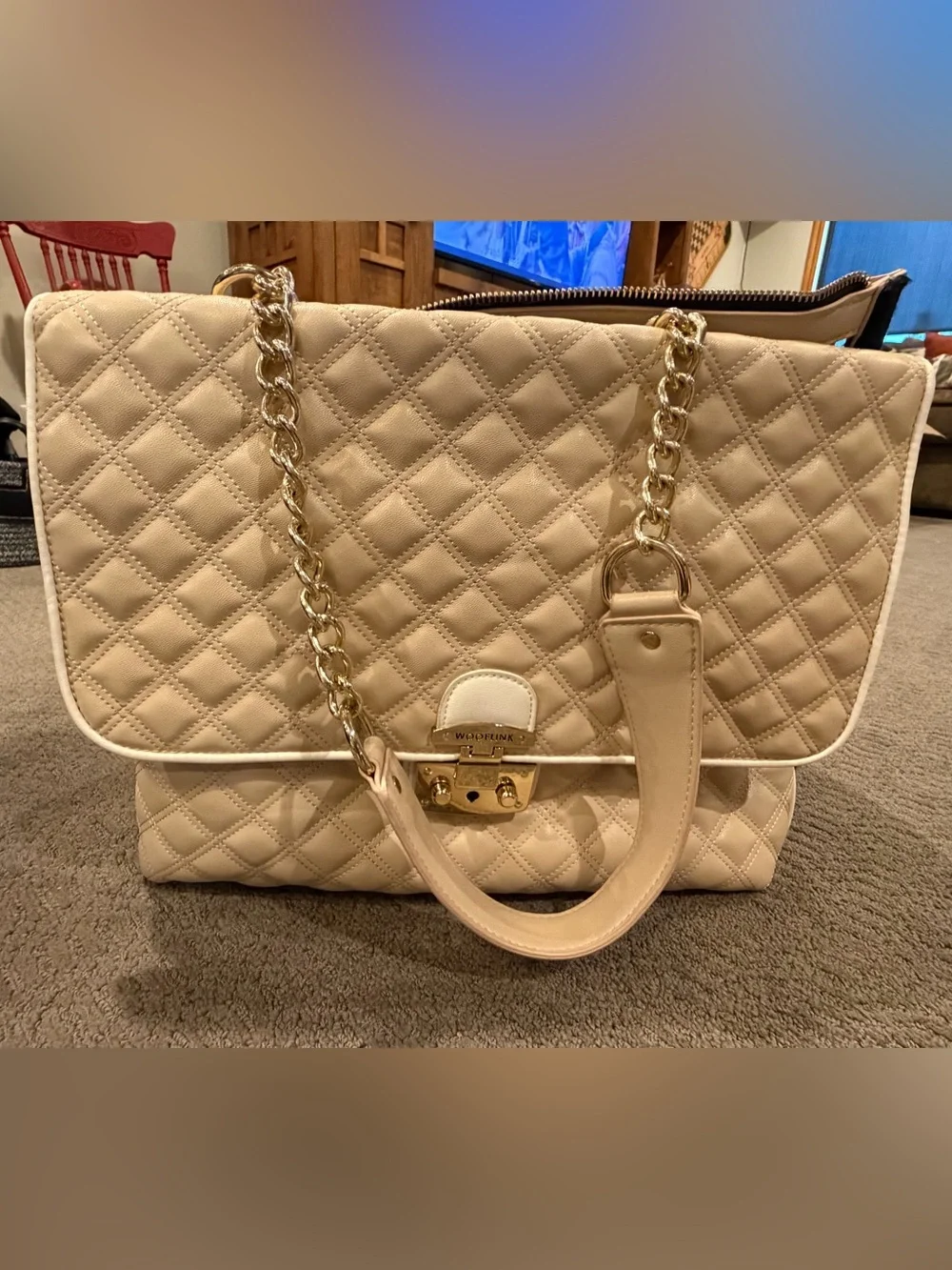 Small couture dog carrier